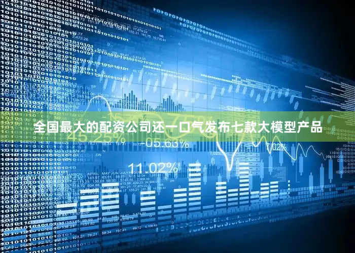 全国最大的配资公司还一口气发布七款大模型产品